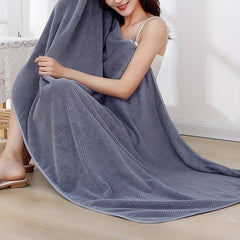 Soft Absorbent Bath Sheet Large Towel Skin Friendly Bathroom Use