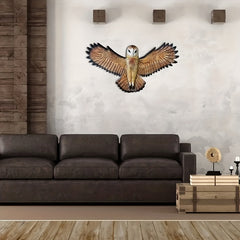 Owl Wall Decorative Ornaments Resin Craft Collectibles Home Decor
