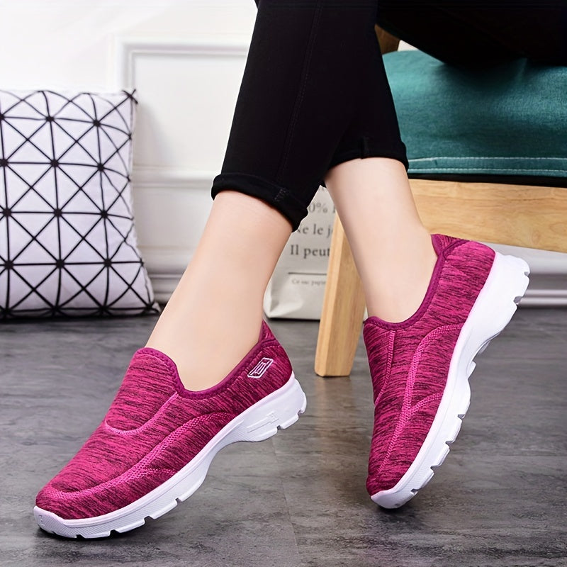 Women's Slip-On Casual Sneakers Soft Soles Lightweight Sports Shoes