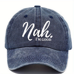 Printed Baseball Cap Vintage Dad Hat Sun Hat Fishing Mountaineering