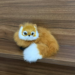 JIAJCHUF Plush Fox Stuffed Animal Soft Polyester Polar Fox Plush Toy 6 Colors
