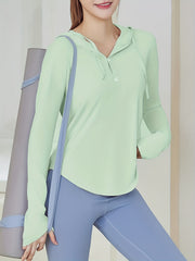 Teen Quick Dry UV Protection Hoodie Top
