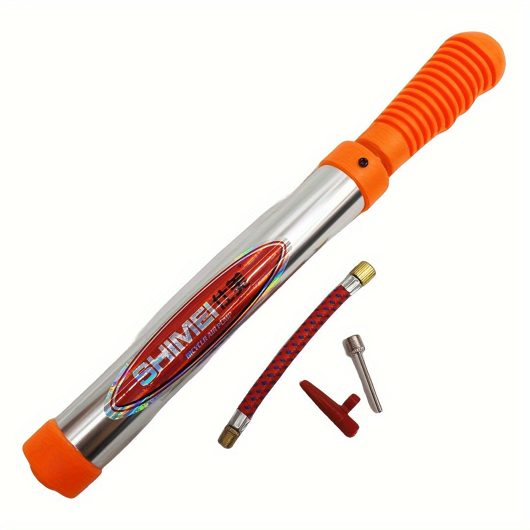Portable Ball Pump Kit Inflate Balls Includes Needle Nozzle & Extension Hose