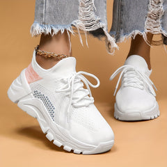 Women's Mesh Breathable Sports Shoes Lightweight Walking Shoe