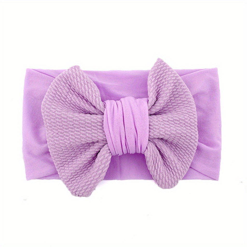1pc Bow Soft Elastic Hair Band Headbands Hair Accessories For Girls Kids