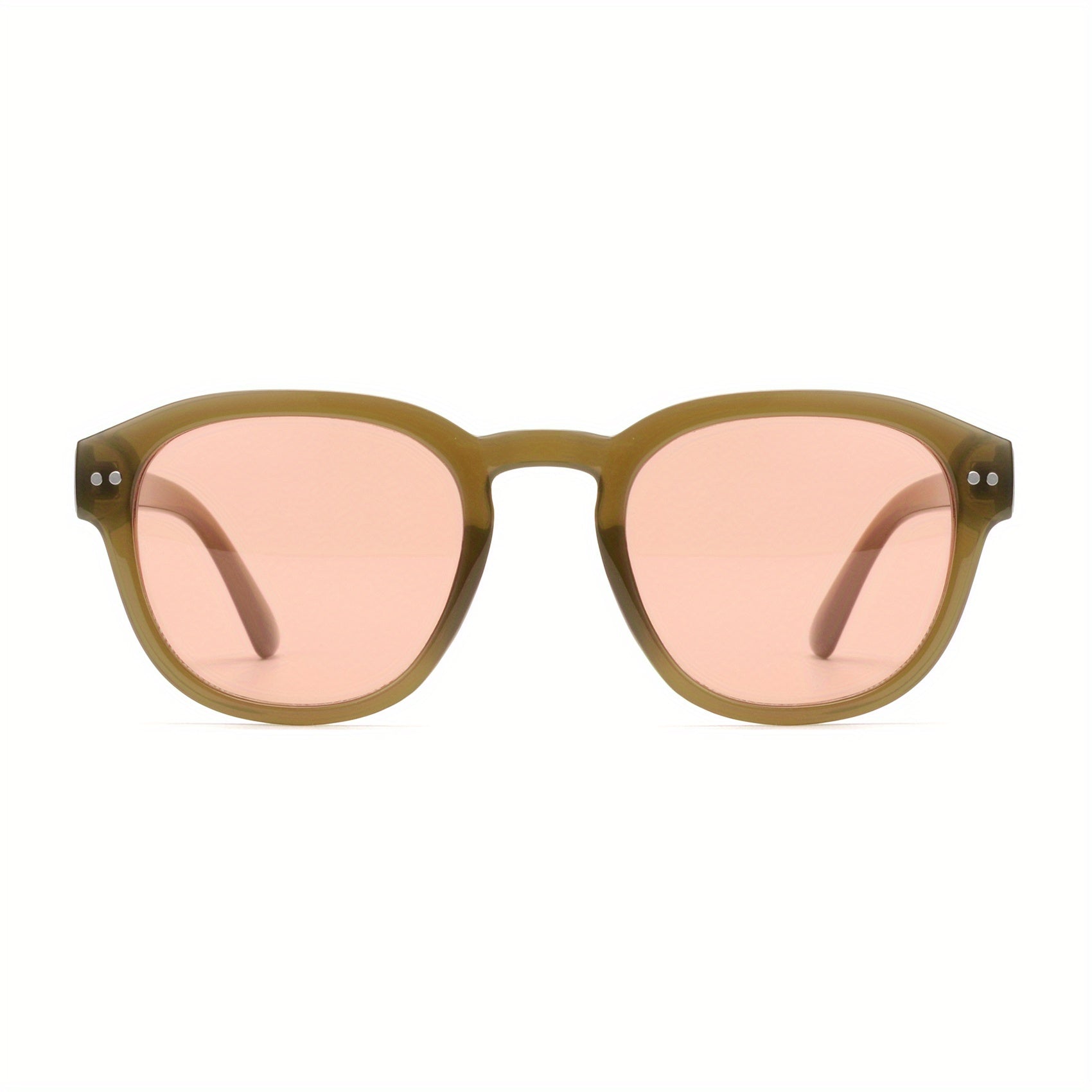 OUWEN Round Polarized Sunglasses Vintage Sun Glasses UV400 Protection