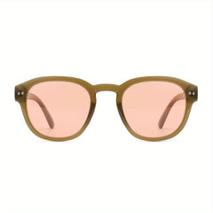 OUWEN Round Polarized Sunglasses Vintage Sun Glasses UV400 Protection