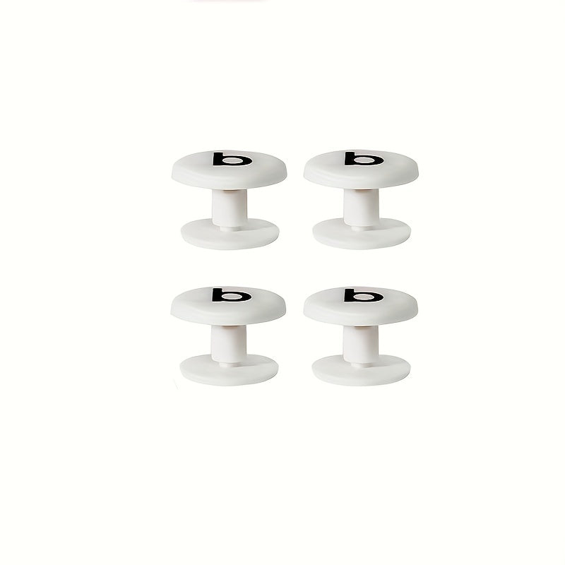4 Pcs Beach Tote Bag Buckles Plastic Lightweight Rivets