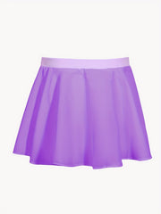 Girls Solid Ballet Tutu Skirt for Dancing Performance