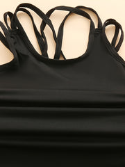 Comfy Cross Back Sleeveless Ballet Leotard for Dance