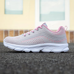 Women's Mesh Breathable Tennis Sports Shoes Lightweight Walking Shoes