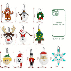 DIY Holiday Ornaments Gift Set - Puzzle Construction Toy Block