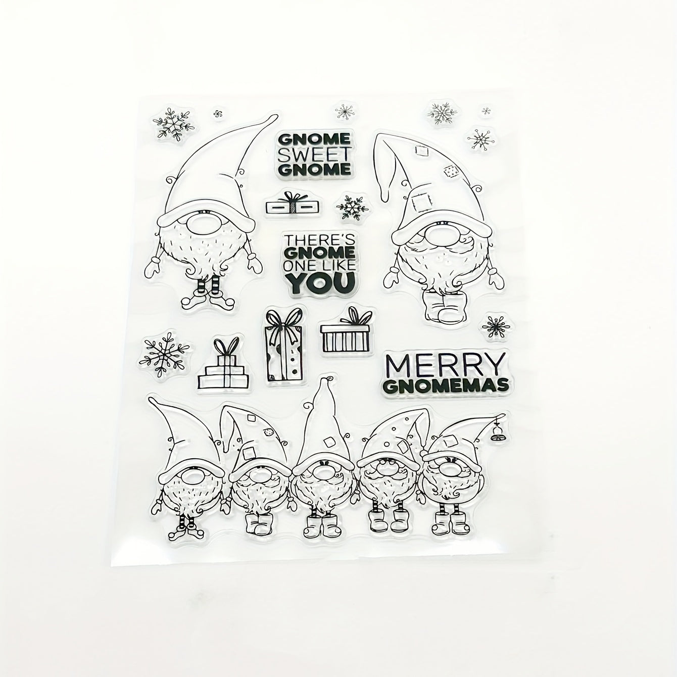 Christmas Stamp Painting DIY Scrapbooking Decoration Silicone Transparent Stamp
