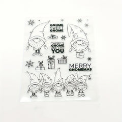 Christmas Stamp Painting DIY Scrapbooking Decoration Silicone Transparent Stamp