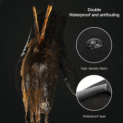 Waterproof Windproof Gloves with Touch Screen Fingers for Outdoor Activities