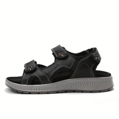 Men's Open Toe Sandals Hook And Loop Non Slip Beach Shoes