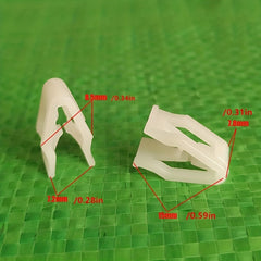 20pcs Auto Car Trim Fasteners Rivets Clips Dashboard Plastic