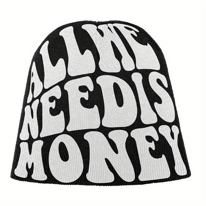 Unisex Y2K Beanie Hip Hop Knit Hat Warm Skull Cap