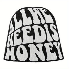 Unisex Y2K Beanie Hip Hop Knit Hat Warm Skull Cap