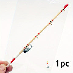 Mini Wooden Fishing Rods Set - Dollhouse 1:12 Scale Mini Models
