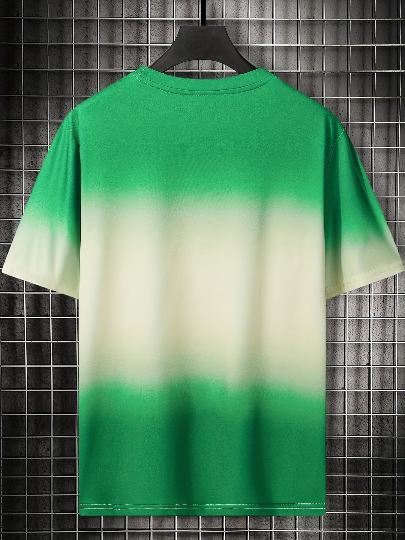 Men's Ombre Short Sleeve T Shirt Comfy Loose Tees
