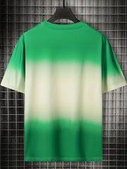 Men's Ombre Short Sleeve T Shirt Comfy Loose Tees