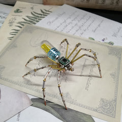 Steampunk DIY Metal Puzzle Small Spider Model Kit
