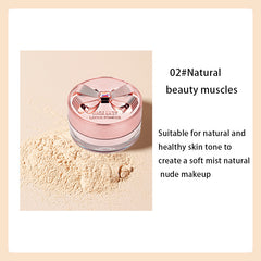 Silky Lightweight Setting Powder Brightening Skin Tone Natural Nude Makeup