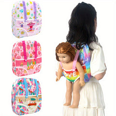 Fine Detail Doll Backpack for 30-48-45 Dolls with Storage Pockets