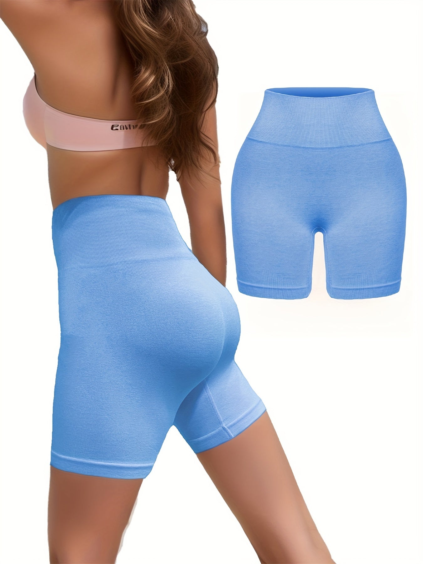 High Waist Tummy Control Biker Shorts for Women