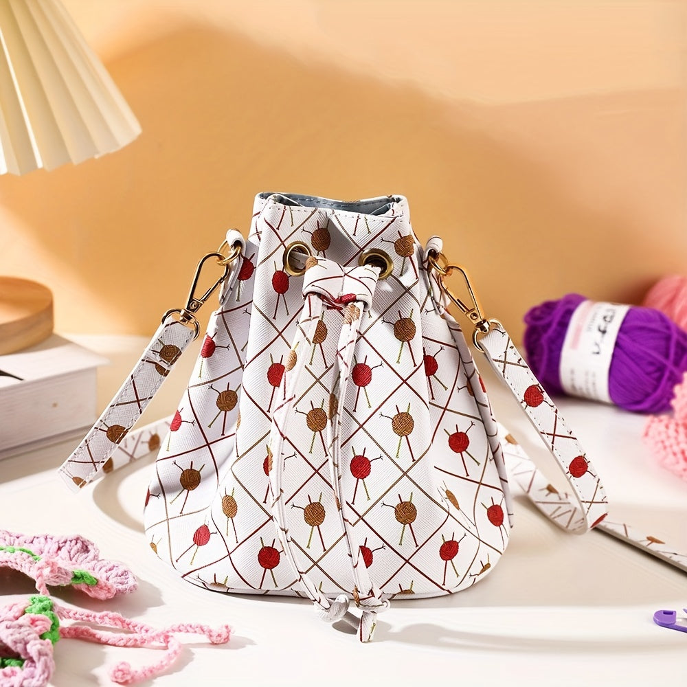 Adjustable Travel Knitting Yarn Storage Bag