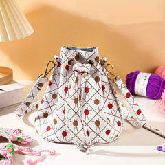 Adjustable Travel Knitting Yarn Storage Bag