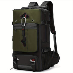 Men's Travel Bag Backpack USB Charging Port Large Capacity Waterproof Outdoor