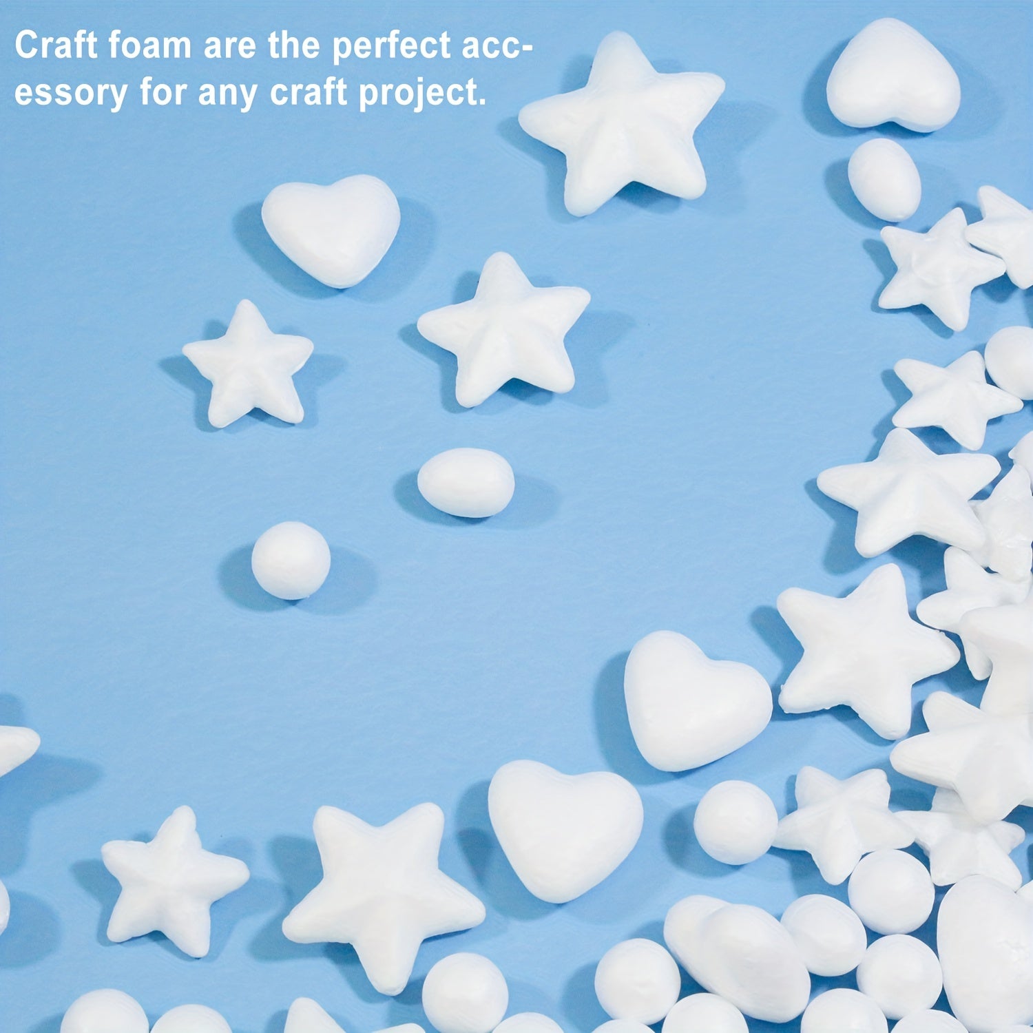 30pcs 0.8inch Foam Craft Balls for Arts & Ornaments Polystyrene Round Balls