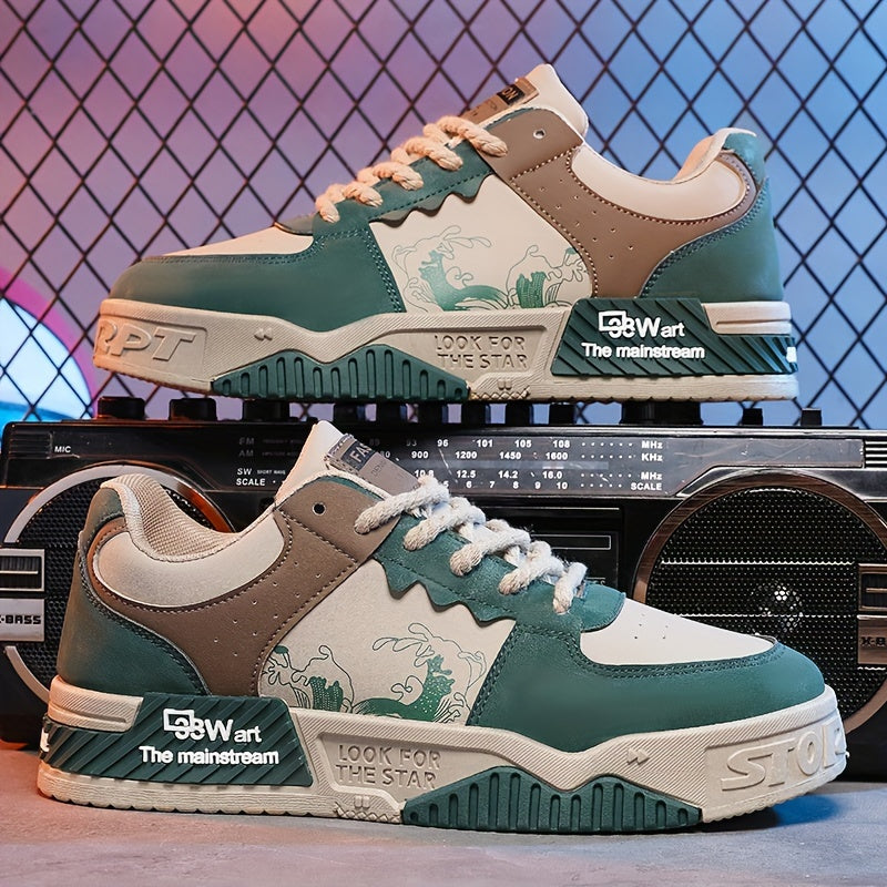 Men's Non Slip Skate Shoes Outdoor Sneakers