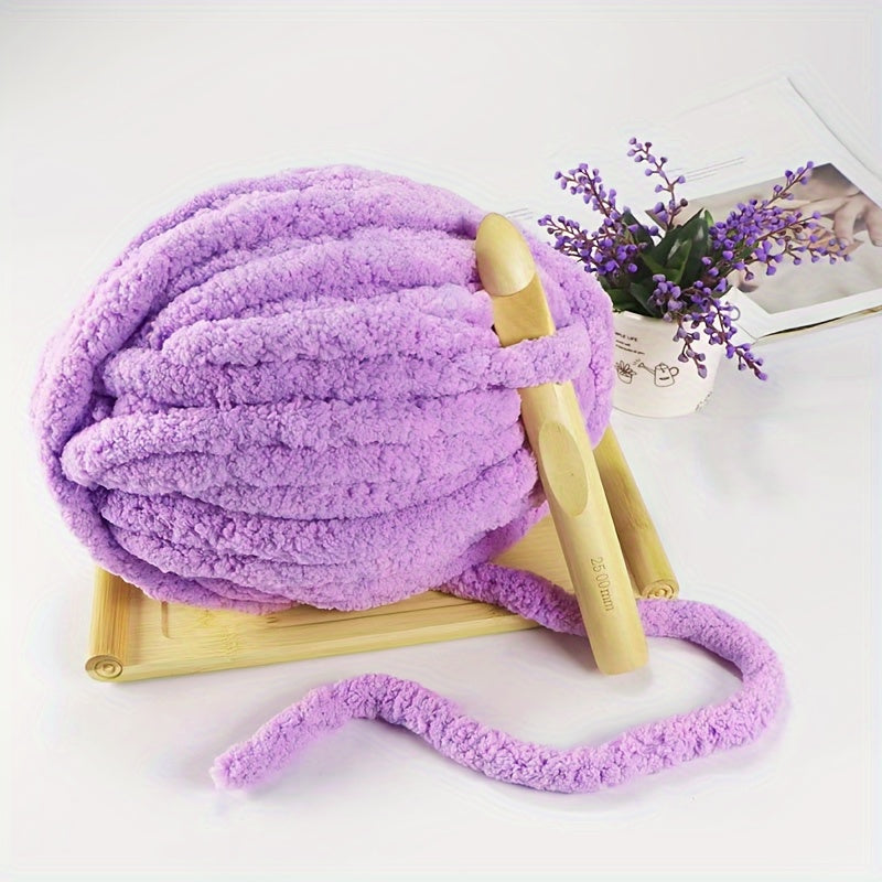 2pcs Thick Chenille Yarn for DIY Knitting & Crocheting Cat Dog Houses