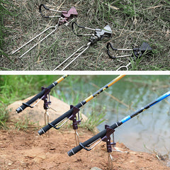 360 Adjustable Fishing Pole Stand Foldable Bracket for Sea & Lake Rods