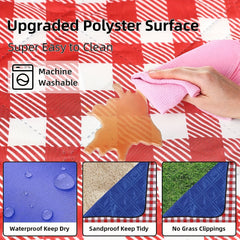 Large Reusable Insulated Bag for Outdoor Picnics