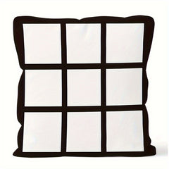 4pcs Plaid Printed Soft Short Plush Pillowcase for Camping