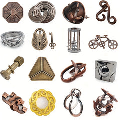 Luban Lock Puzzle Intricate Designs Polished Finish