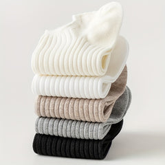 5 Pairs Soft Lightweight Low Cut Ankle Socks Women's Stockings