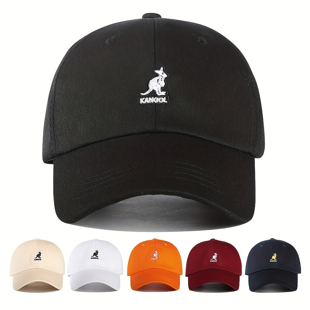 1pc Unisex Animal Embroidered Plain Baseball Cap for Couple Dad
