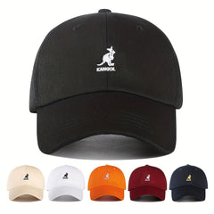1pc Unisex Animal Embroidered Plain Baseball Cap for Couple Dad