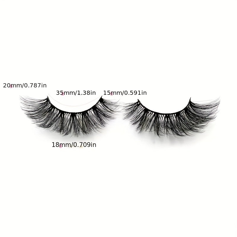 Natural Long False Eyelashes Soft Lightweight Nude Makeup