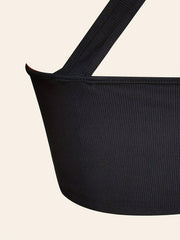 Asymmetrical Slim Top Sexy Solid Spaghetti Summer Sleeveless Top