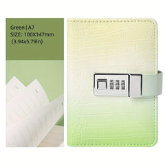 Password Book Diary Lockable Small Student Use 128 Sheets