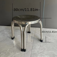 4pcs Outdoor Stainless Steel Stool Fishing Hiking BBQ Camping