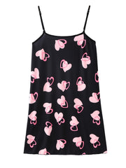 Heart Print Cami Sleep Dress