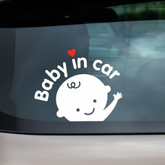 Baby In Car Car Sticker Wall Sticker 13 0 18 01cm
