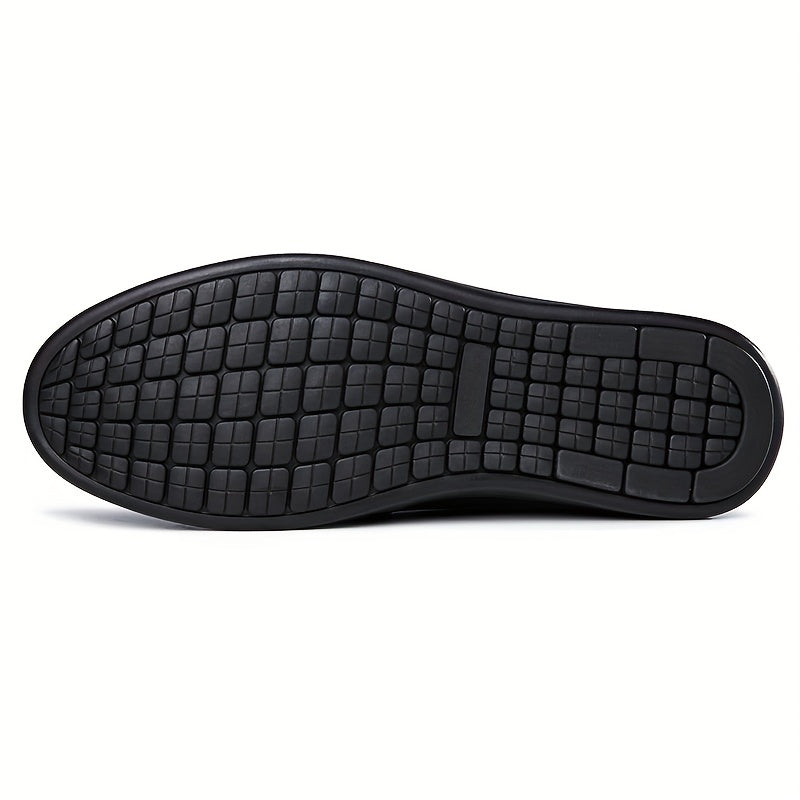 Men's Moc Toe Loafer Shoes Comfy Non slip Slip On Shoes